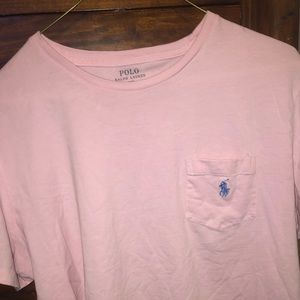 size small never worn pink polo no tags